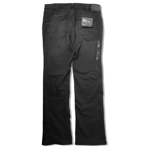 Silver Jeans Co Men's JACE Slim Bootcut Denim Stretch Black Causal 36x34 - Picture 3 of 13